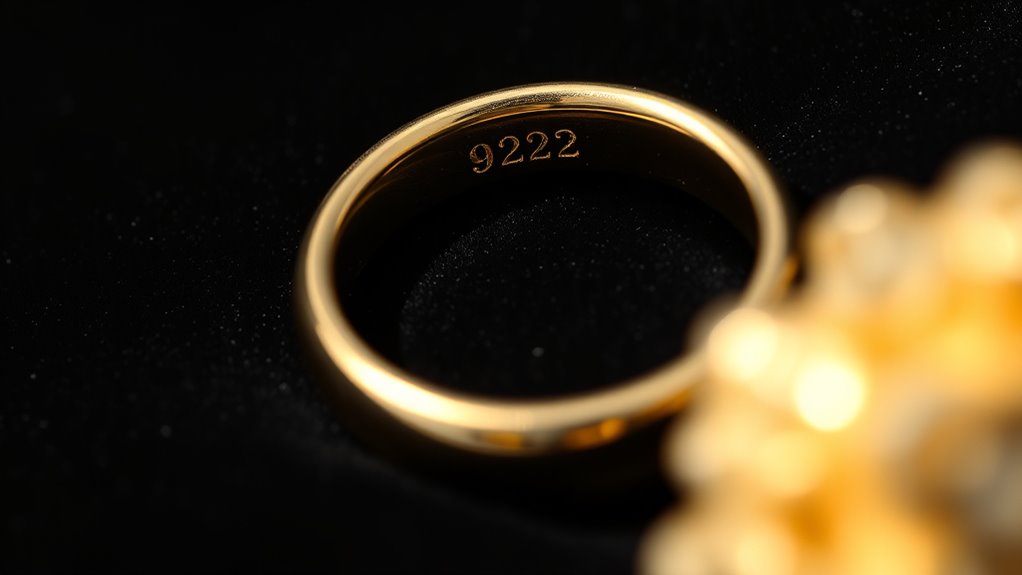 sterling silver content indicator