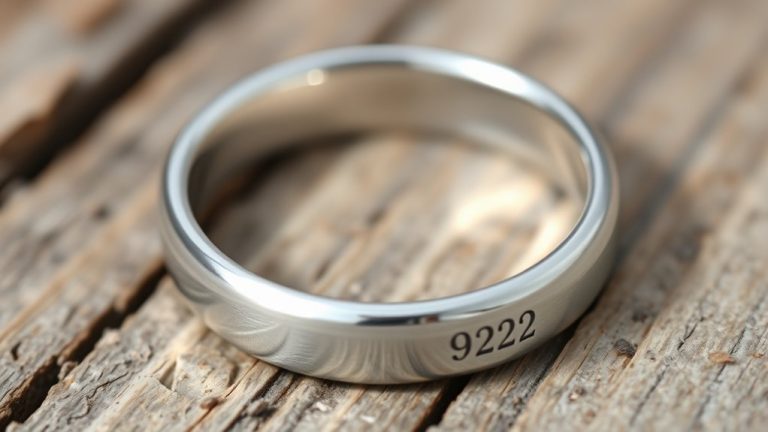 sterling silver jewelry mark