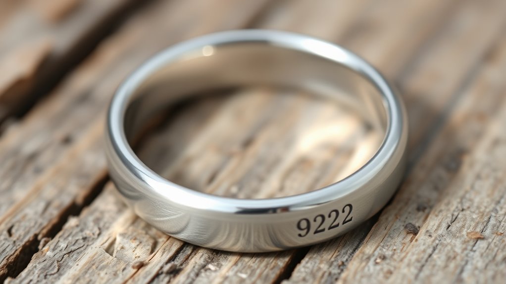 sterling silver jewelry mark