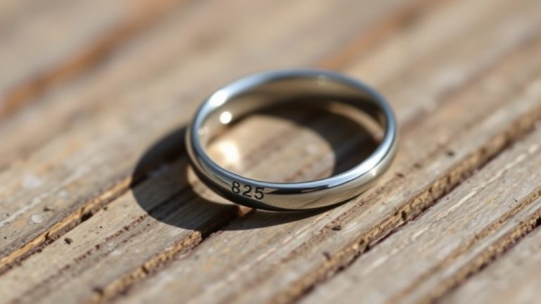 sterling silver jewelry marking