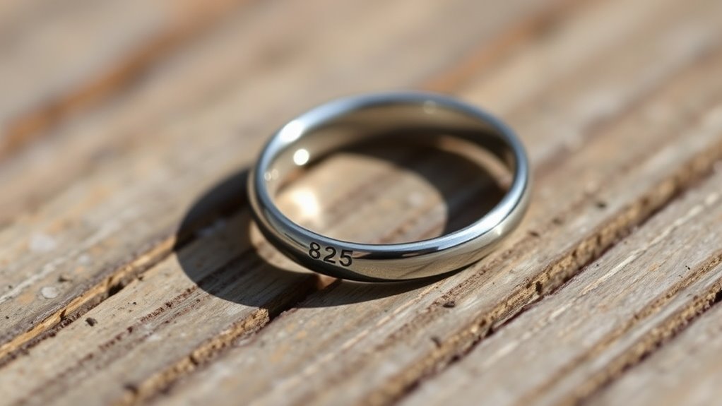 sterling silver jewelry marking