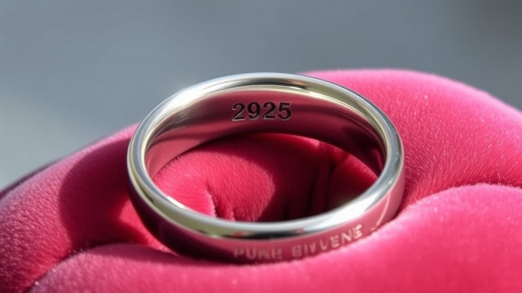 sterling silver purity mark