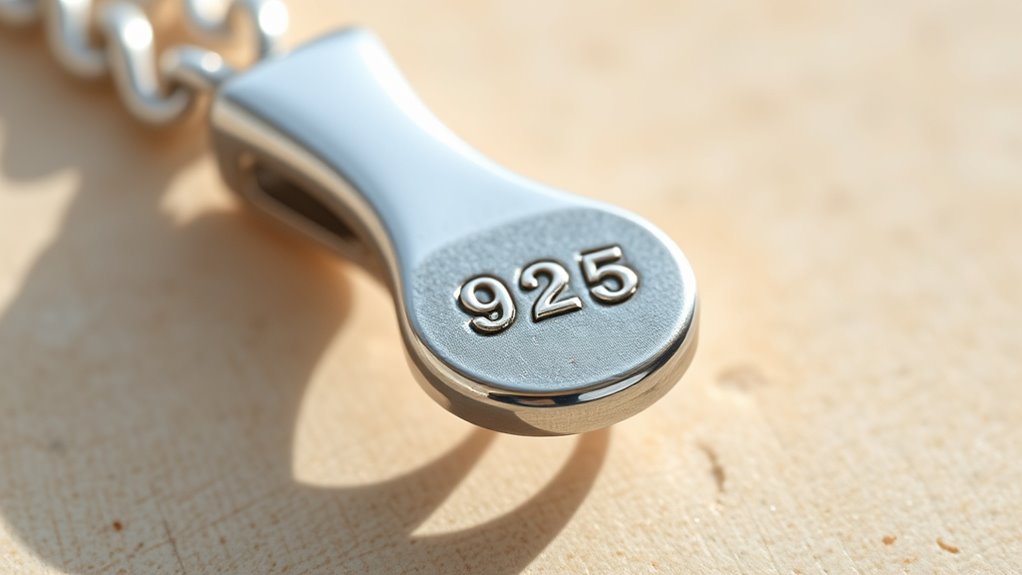 sterling silver purity mark