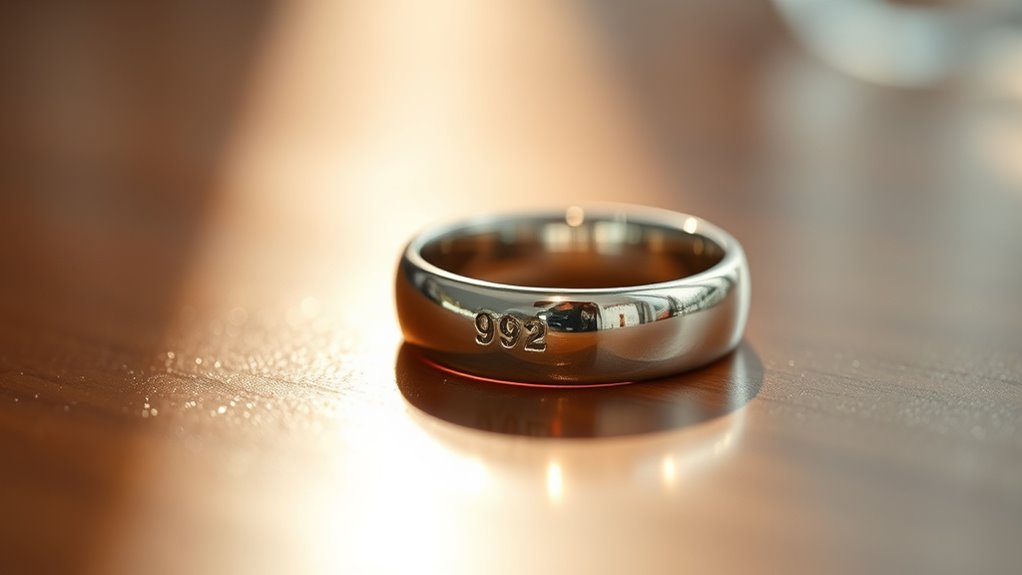 sterling silver purity mark