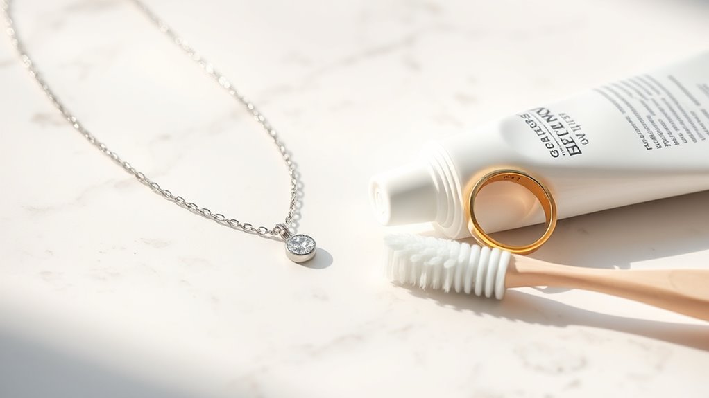 toothpaste for jewelry cleaning