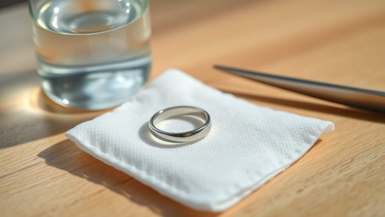 use alcohol for safe jewelry cleaning