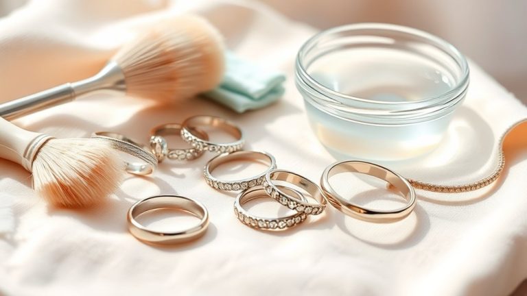 white gold jewelry cleaning