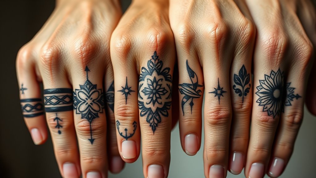 bold statement ring tattoos