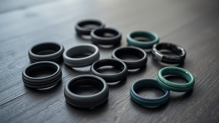 durable stylish silicone rings