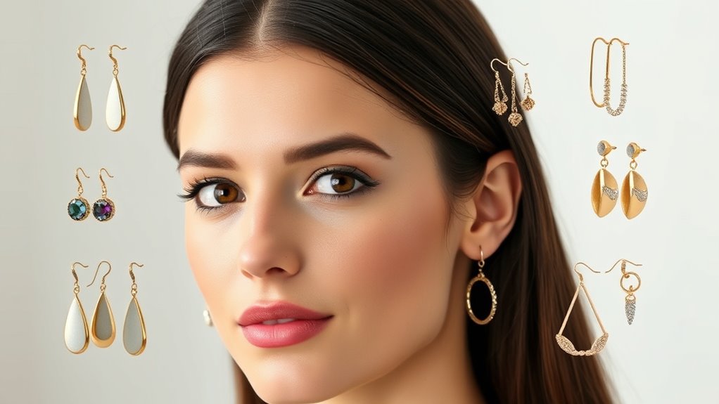 earrings for round faces