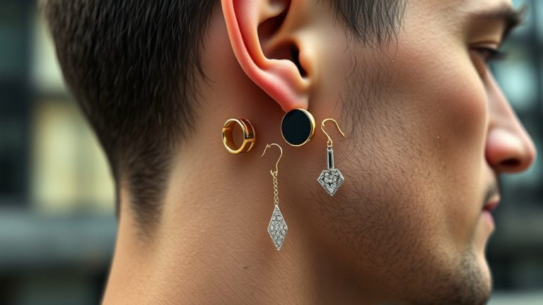men s earrings style guide