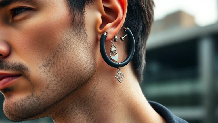 men s earrings style guide