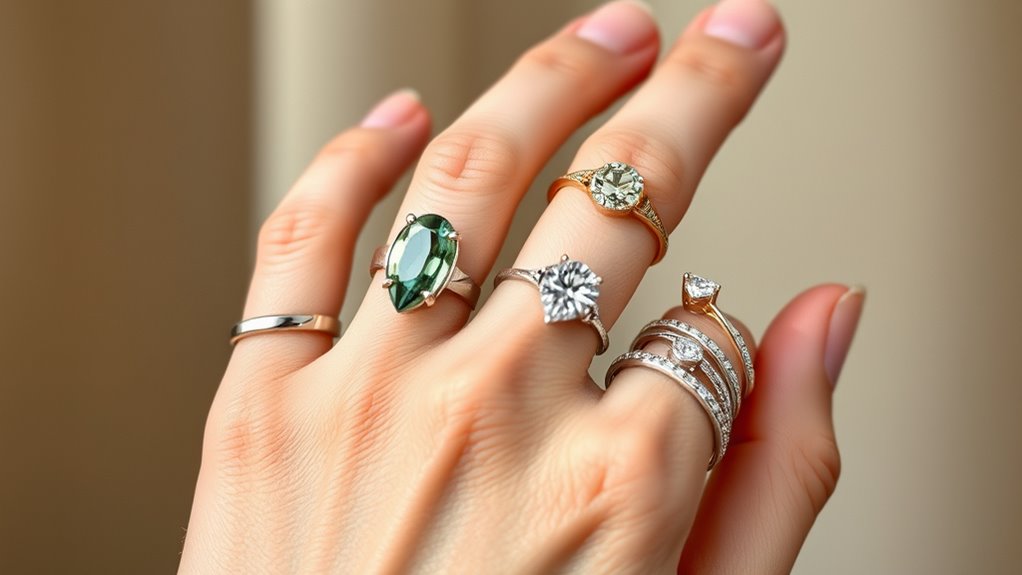 ring shapes for short fingers