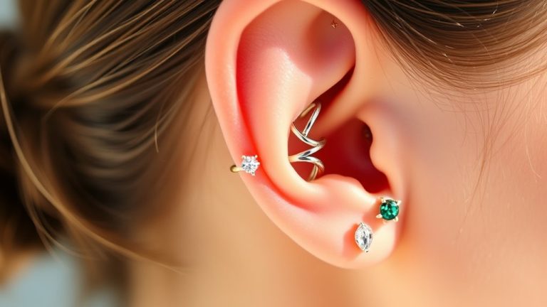 stylish cartilage piercing earrings