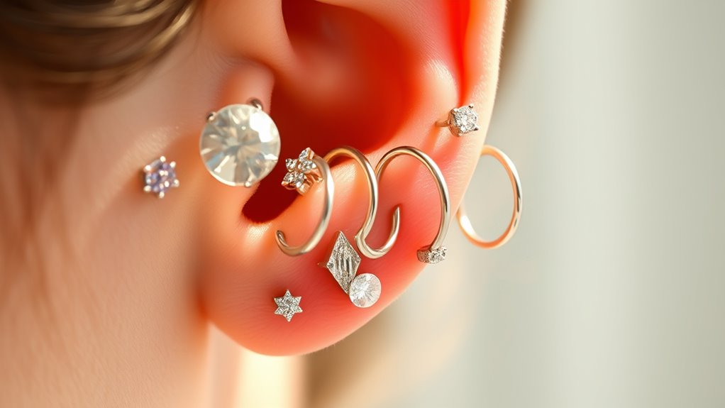 top cartilage earring picks
