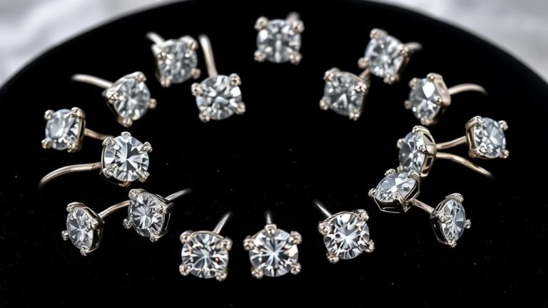 top diamond huggie earrings