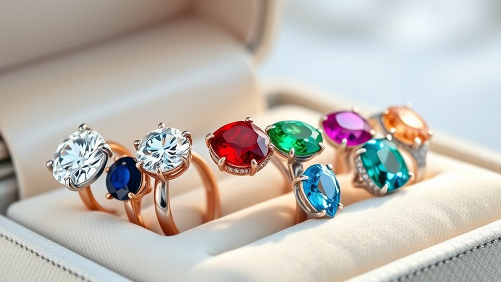 top engagement ring gems