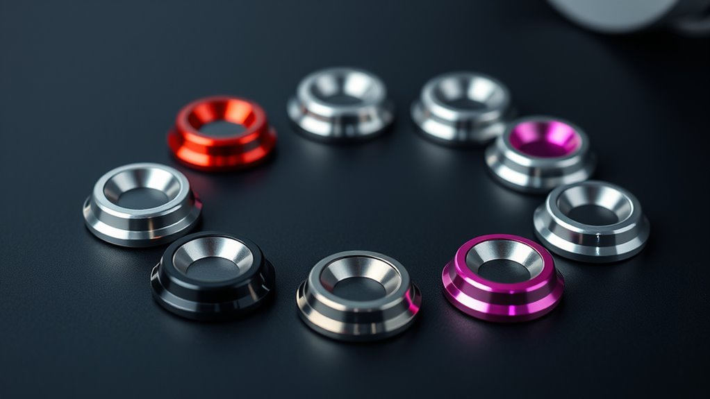 top ring edge buttons