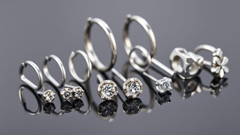 top surgical steel earrings