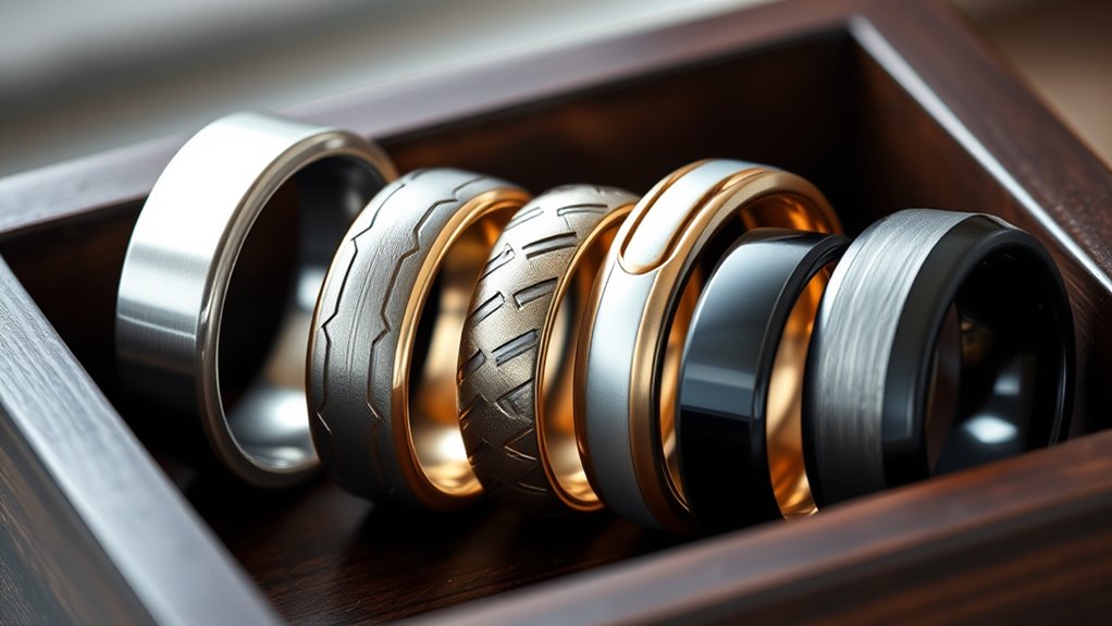 top wedding ring metals